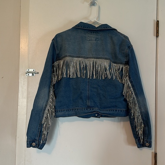 Wax Jean jacket size large - Picture 3 of 5